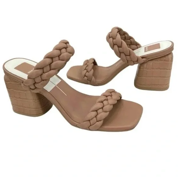 Dolce Vita Paily Braided Mule Heel in Blush - Picture 9 of 9